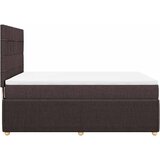  Krevet s oprugama i madracem tamnosmeđi 140 x 190 cm od tkanine | shoptok.hr