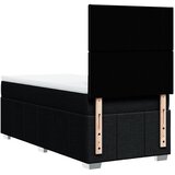  Krevet s oprugama i madracem crni 100 x 200 cm od tkanine | shoptok.hr