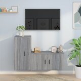vidaXL Komplet TV omaric 2-delni siv sonoma inženirski les | Shoptok.si