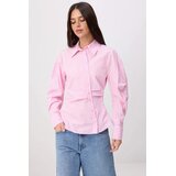TRENDYOLMILLA ženska košulja Twoss25Go00155, roze-multikolor Cene