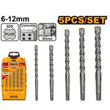  Set burgija za beton 5/1 AKD2052 SDS+ SUPER INGCO Cene