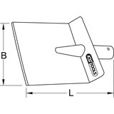 Ks Tools Strgalo za tla BRONZEplus, brez iskrenja, DxŠ 170 x 150 mm | Shoptok.si