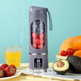 prenosivi mini blender 450 ml za smutije, sokove i šejkove ljubičasta