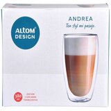 Altom design Andrea Čaše s Dvostrukim Stijenkama i Termo Dnom, 380 ml (Set od 2 Čaše) | shoptok.hr