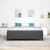  Krevetna konstrukcija Tamno siva 180 x 200 cm tkanina | shoptok.hr
