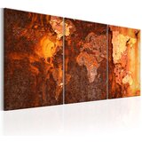  Slika - World Map: Old Rust 60x30 Cijene