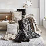 Ambiente krznena odeja 150/200 cm bež | Shoptok.si