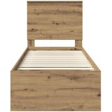  Krevetna konstrukcija Umjetnička hrastovina 75 x 190 cm | shoptok.hr