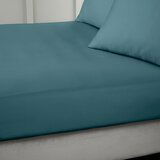 Bianca Zelenomodra napenjalna rjuha iz bombažnega satena 135x190 cm Cotton Sateen – | Shoptok.si