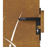  Vrtna vrata 100x100 cm Corten čelik dizajn s travom | Eponuda.com