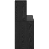  Stol s policom Crni hrast 102 x 50 x 124 cm Konstruirano drvo | Eponuda.ba