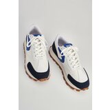 Marjin Men's Sneaker Thick Sole Lace Up Sports Shoes Edva White cene