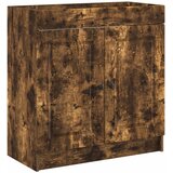 vidaXL Omarica pod umivalnikom Dimljen hrast 56 x 37,5 x 81 cm, (5000244994) | Shoptok.si