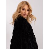 Wool Fashion Italia Poncho-AT-PN-2347.16-black | Shoptok.si