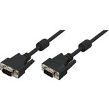 Logilink VGA cable, HD15 M to HD15 M, 1080p, 2x ferrite, black, 3 m, CV0002