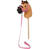 Komplet oglavke Isalyn Hobby Horse, balloon pink - 1 set