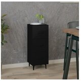  Komoda crna 34 5 x 34 x 90 cm od konstruiranog drva | shoptok.hr