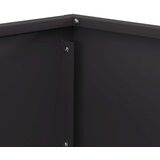 vidaXL Hladno valjani čelik/Crna Hladno valjani čelik 60 x 60 x 35 cm | shoptok.hr