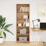 vidaXL Knjižna omara artisan hrast 60x24x176 cm inženirski les | Shoptok.si