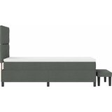  Krevet s opruga kutije Tamno siva 90 x 190 cm tkanina | shoptok.hr
