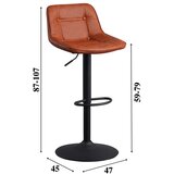 MID.YOU Set Barskih Stolov Ezra, Barva Konjaka, 2 Kos | Shoptok.si