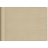  The Living Store Balkonsko platno bež 75x800 cm 100 % poliestrski oxford - Balkonsko Platno, (21447428) | Shoptok.si