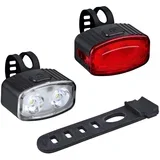 WN47-SET 2x led prigušiva punjiva svetla za bicikl 350mAh IP44 crvena/bela