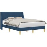  Krevetna konstrukcija Jednobojno Plava 120 x 190 cm tkanina | Eponuda.com