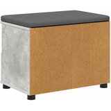  Klupa za hodnik s jastukom Betonsko Siva 60 x 38 x 46 cm | Eponuda.ba