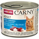 Animonda Carny Adult 6 x 200 g - Govedina & polenovka s peteršiljevo korenino Cene