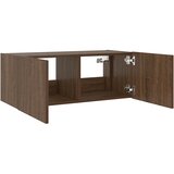  Zidni TV ormarić s LED svjetlima boja hrasta 80x35x31 cm | Eponuda.com