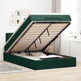  Otomanski krevet s madraca tamnozeleni 120x190 cm baršunasti | shoptok.hr