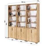 Hanah home biblioteka, krem | Eponuda.ba