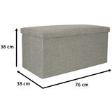  Zložljiv tabure s prostorom za shranjevanje – 76 cm, s pokrovom | Shoptok.si