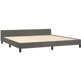  Okvir za krevet bez madraca tamnosivi 200x200 cm baršunasti | Eponuda.com