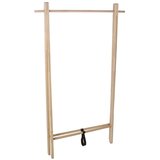 YES EVERYDAY Stojalo za oblačila iz masivnega hrasta v svetli naravni barvi 89x151x52 cm Daiki – | Shoptok.si