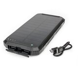 Power Bank sa bežičnim punjenjem i solarnim panelom Power Delivery 15W/10000 mAh crna | Eponuda.com