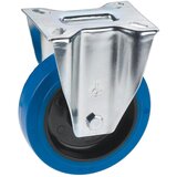 DÖRNER + HELMER 713657 Fiksni kotač 100x36mm Rola, ploča 100x85mm, KS felga sa plavom elastičnom gumenom gumom | Eponuda.ba