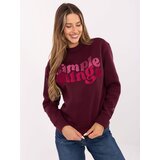 Sublevel Sweatshirt-D10608BC02801A4NO-burgundy | ePonuda.com