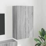 TV stenska omara Siva Sonoma 59,5 x 31 x 100 cm Konstruiran les, (5000092098) | Shoptok.si
