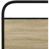 Metalni Kovinski posteljni okvir brez vzmetnice sonoma hrast 150x200 cm, (21608286) | Shoptok.si