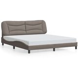 Maison Chic Posteljni okvir - Dvoposteljna postelja - Zakonska postelja brez vzmetnice taupe 180x200 cm blago-J4242, (21771118) Cene