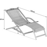 Gardenson Ležalnik Copa, Masivno | Shoptok.si