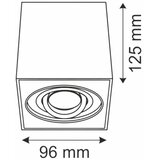 SPOT svetiljka HADAR Q1 1xGU10/10W/230V crna | Eponuda.com