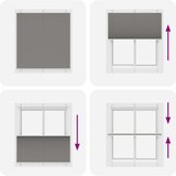 vidaXL Plisirana roleta antracit 120x150 cm širina tkanine 119,4 cm | shoptok.hr