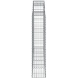  Lučne gabionske košare 11kom 200x30x140/160cm pocinčano željezo | shoptok.hr