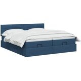  od pjene s madracem i LED-om Plava 180 x 200 cm Tkanina | shoptok.hr