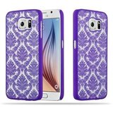 Cadorabo primera, združljiv s Samsungom v vijolični - trdi zaščitni pokrov v Flower Paisley Henna Design proti praskam in udarcem, (20562497) Cene