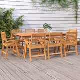  Vrtni stol 200 x 90 x 75 cm od masivnog bagremovog drva Cijene