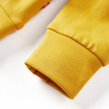  Dječja topla majica tamna oker boja 128 | shoptok.hr